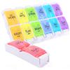 AM PM Pill Organizer 2 Times a Day,SZREDU Pill Box 7 Day, Removable Daily Medicine Pill Organizer, Large Pill Cases Organizers 7 Day,Weekly Supplement Boxes and Organizer 2 Times a Day view 1