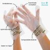 Eco Gloves Individually Packaged Pairs of Compostable Eco-friendly Gloves Latex Free, Powder Free, Plastic Free for Safety, Protection, Cleaning, Food Handling, Pet Care | One Size Fits Most | Clear view 2