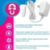 Magic Wand Plus Personal Massager Authentic Power Adapter & Cord  US Polarized Power Adapter & 6ft Power Cord for Neck, Back, Hand, Muscle, and Head Massager Massage Tools view 2