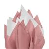 100Sheets Rose Gold Matte and White Gift Wrap Pom Pom Tissue Paper Mix with 12 to from Gift Tags & Twine view 1