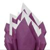 100Sheets Plum Purple and White Gift Wrap Pom Pom Tissue Paper Mix with 12 to from Gift Tags & Twine view 1