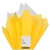 100Sheets Bright Yellow Dandelion and White Gift Wrap Pom Pom Tissue Paper Mix with 12 to from Gift Tags & Twine view 2