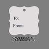 100Sheets Light Pink and White Gift Wrap Pom Pom Tissue Paper Mix with 12 to from Gift Tags & Twine view 3
