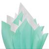 100Sheets Aqua Blue and White Gift Wrap Pom Pom Tissue Paper Mix with 12 to from Gift Tags & Twine view 1