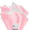 100Sheets Light Pink and White Gift Wrap Pom Pom Tissue Paper Mix with 12 to from Gift Tags & Twine view 2