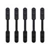 EXCEART 5pcs Adjustable Mask Band Extension Buckle Silicone Mask Ropes Accessories for Men and Women Black Easy to Use for Comfortable Face Fit view 1