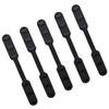 EXCEART 5pcs Adjustable Mask Band Extension Buckle Silicone Mask Ropes Accessories for Men and Women Black Easy to Use for Comfortable Face Fit view 3