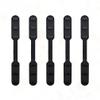 EXCEART 5pcs Adjustable Mask Band Extension Buckle Silicone Mask Ropes Accessories for Men and Women Black Easy to Use for Comfortable Face Fit view 4