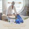 MAGNIFICENT 101 Long Lasting Blue Lotus Flower Scented Candle - 6 Oz - 35 Hour Burn - Paraffin Free, Soy Wax Smudge Candle for Intuition Enhancing - Mental Clarity & Manifestation view 2