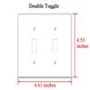 Switch Plate Double Toggle - Potato Vegetable Organic Natural Produce Healthy view 2