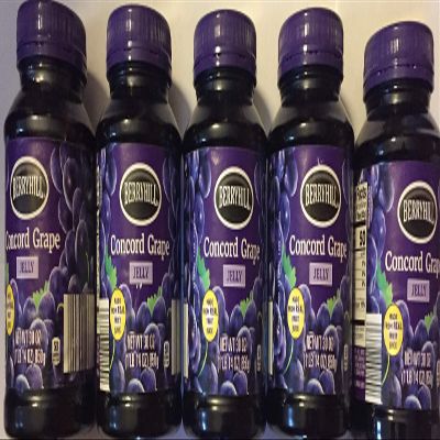 BERRYHILL Concord Grape Jelly 5 Ct Jars