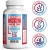 Iron Repair Plus Natural Iron Supplement, Best Absorption Gentle on Stomach, Monash Low FODMAP, Raise Hemoglobin & Ferritin for Women, Teens & Pregnancy Methylated B-12 & Folate, 90 Gelatin Capsules view 3