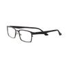 Eyebobs 905-02 Unisex Protractor Grey Frame Reading Glasses, +3.50 view 1