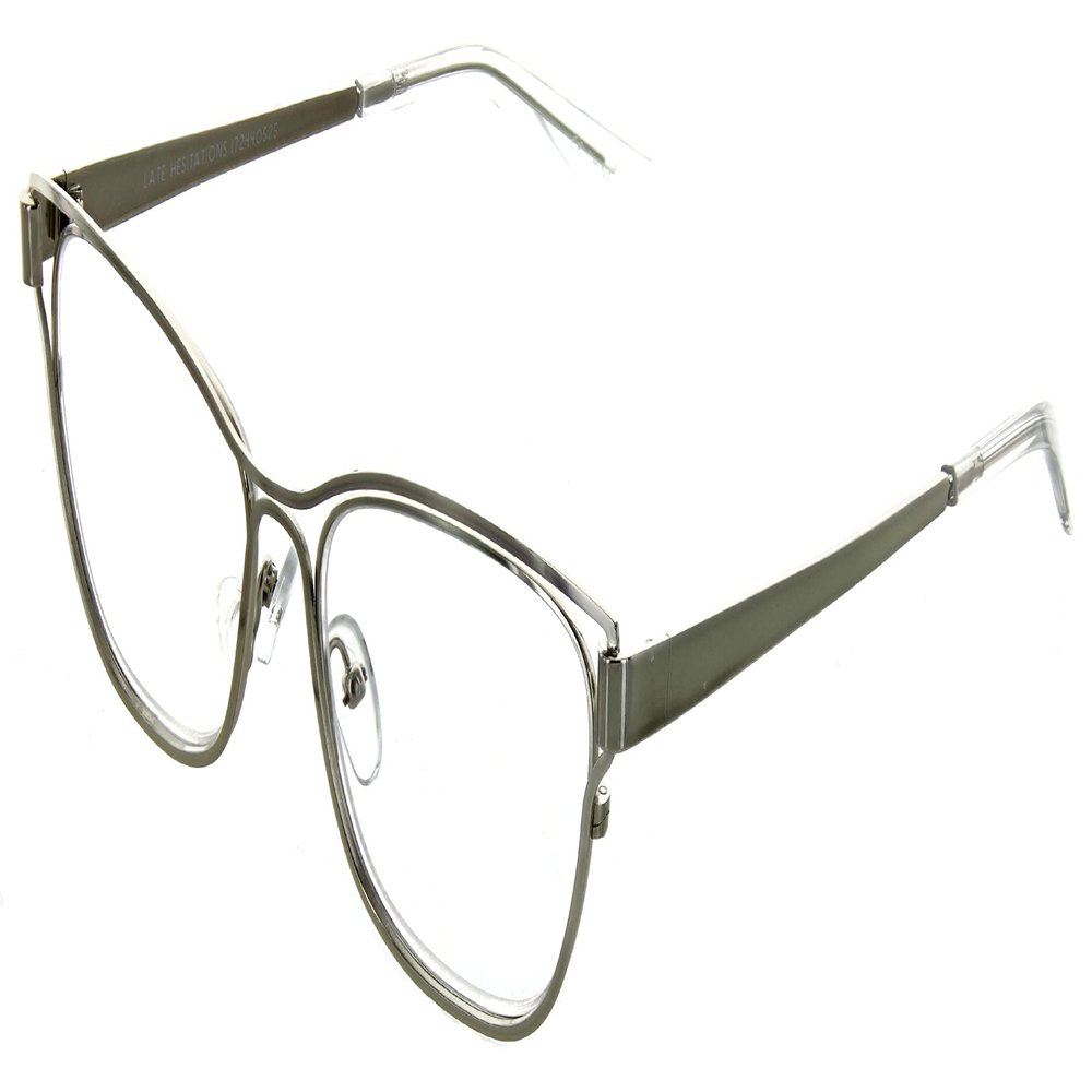 The Book Club TBC172440525-05 Unisex Metal Reading Glasses, 2.50