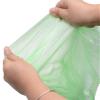 100 Counts 4 Gallon 45x60Cm Kitchen Trash Bags with Handles for Bathroom, Home and Office (100pcs Green 45x60CM) view 3