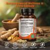 Pomona Wellness Organic Turmeric Supplement 2100 mg, USDA Organic, Non-GMO, Vegan, Turmeric Curcumin with Black Pepper for Absorption, for Joint Support and Immunity, 120 Tablets view 2