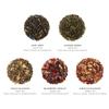 Tea Forte Fleur 3-Piece Premium Tea Gift Set with Pale Mint Green Cafe Cup with Lid, Tea Tray and 10 Assorted 2 of Each Variety Organic Handcrafted Pyramid Infuser Tea Bags view 4