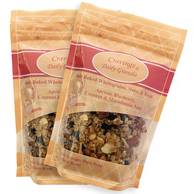 Apricot, Blueberry, Coconut & Macadamia Nut Granola (2 Pack)