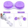 Elcoho 36 Pack Colorful Contact Lens Case Left/Right Contact Lens Soak Storage Contact Lens Travel Container, 4 Colors view 3
