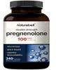 Pregnenolone 100mg, 240 Capsules | 99% Purity, Micronized Grade for Higher Absorption, Plant Based  Natural Precursor, Brain, & Immune Health Supplement  Non-GMO, Soy Free view 1