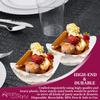 Disposable Plastic Cups, Ice Cream Bowls - Tumblers for Ice cream, Yogurt, Fruit, Cheesecake, Pudding - Bulk Party Supplies for Wedding (Clear, 4 oz Cups (288 Cups)) view 3