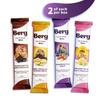 Berg Energy Bites Variety Pack  Plant-Based Protein Snack with 16g Protein & 1g Sugar  Vegan, Gluten-Free, Low Sugar, High Fiber, Non-GMO, Prebiotic Superfood Bites  1.5oz (8 Pack) view 2