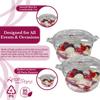 Disposable Plastic Cups, Ice Cream Bowls - Tumblers for Ice cream, Yogurt, Fruit, Cheesecake, Pudding - Bulk Party Supplies for Wedding (Clear, 3.4 oz Dessert Pots (288 Pots)) view 3