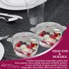 Disposable Plastic Cups, Ice Cream Bowls - Tumblers for Ice cream, Yogurt, Fruit, Cheesecake, Pudding - Bulk Party Supplies for Wedding (Clear, 3.4 oz Dessert Pots (288 Pots)) view 4