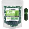 XPRS Nutra Size 00 Empty Capsules - 100 Count Empty Vegan Capsules - Vegetarian Empty Pills - DIY Vegetable Capsule Filling- Veggie Pill Caps (Forest Green) view 1