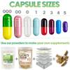 XPRS Nutra Size 00 Empty Capsules - 100 Count Empty Vegan Capsules - Vegetarian Empty Pills - DIY Vegetable Capsule Filling- Veggie Pill Caps (Forest Green) view 4