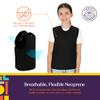 Special Supplies Sensory Compression Vest Deep Pressure Comfort for Autism, Hyperactivity, Mood Processing Disorders, Breathable, Form-Fitting, Kids and Adults (Medium (Pack of 1), Black) view 3