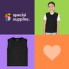 Special Supplies Sensory Compression Vest Deep Pressure Comfort for Autism, Hyperactivity, Mood Processing Disorders, Breathable, Form-Fitting, Kids and Adults (Medium (Pack of 1), Black) view 4