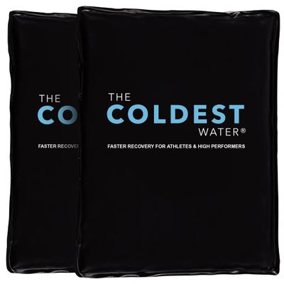 Coldest Gel Ice Pack, Reusable Flexible Ice Packs for Injuries, Multipurpose Hot Cold Therapy for Knee, Arm, Shoulder, Back (14" x 11" (Pack of 2))