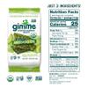Gimme Seaweed Organic Premium Roasted Seaweed Snacks, Sea Salt & Avocado Oil, 6 Count, Keto, Vegan, Gluten-Free, Great Source of Omega3s and Iodine, Healthy On-The-Go Snack for Kids and Adults view 2