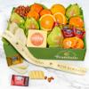 A Gift Inside Sympathy Harvest Favorites Fruit and Gourmet Gift Box view 2