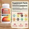 Best Naturals Turmeric Curcumin 1500mg/Serving with Bioperine - 180 Veggie Capsules view 2
