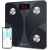 Etekcity Scale for Body Weight and Fat Percentage, FSA&HSA Eligible, Smart Digital LED Bathroom BMI Measurement, Accurate Bluetooth Weighing Machine, Body Composition Analyzer, Ash-black, 400lb view 1