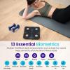 Etekcity Scale for Body Weight and Fat Percentage, FSA&HSA Eligible, Smart Digital LED Bathroom BMI Measurement, Accurate Bluetooth Weighing Machine, Body Composition Analyzer, Ash-black, 400lb view 2