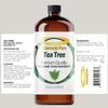 Heavenly Pure Tea Tree Essential Oil 16 oz  Pure Therapeutic Grade for Laundry, Home & Health  Bulk Aromatherapy Oil view 2