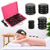 20PCS Massage Hot Stones Warmer Set, Natural Basalt Hot Stone Kit Portable Hot Massage Stones Electric Hot Volcanic Rocks with Heater Box for Home Massage, SPA, Therapy view 3