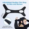 Chin Straps for Snoring, Anti Snoring Chin Strap Devices, Vosaro Jaw Strap for Sleeping with Men Women Closer, Soft Adjustable and Breathable for User Keep Closed While Sleeping for Snorers view 2
