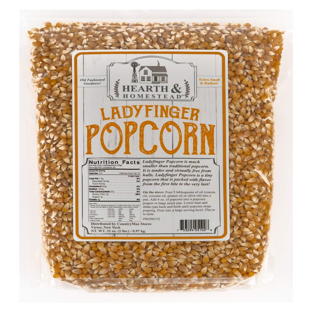 Hearth & Homestead Ladyfinger Popcorn, 2 Lbs