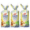Real Foods Organic Original Corn Thins 5.3oz 3 Pack - Organic Golden Sun-Ripened Corn Cakes - USDA Organic Snack view 1