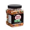 BEER NUTS Bar Mix w/Wasabi - Pretzels, Cheese Stix, Sesame Stix, Insane Grain & Wasabi Peas - 12oz Resealable Jar (Pack of 1) view 1