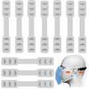 10PCS Mask Strap Extenders Adjustable Anti-Slip Ear Grips Extension Hook for Face Masks for Adult Men Women Kids (Transparent - 10PCS) view 1