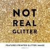 Andaz Press Personalized Glitzy Faux Gold Glitter Round Sticker Labels, Thanks for Celebrating with Me 5, 5th Birthday or Anniversary, 40-Pack, Custom Name view 2