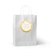 Andaz Press Personalized Glitzy Faux Gold Glitter Round Sticker Labels, Thanks for Celebrating with Me 30, 30th Birthday or Anniversary, 40-Pack, Custom Name view 4