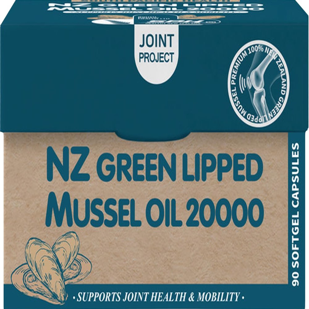 SPH 100% NZ Green-Lipped Mussel Oil 20000 + Krill Oil 90 Capsules New_Zealand Joint Health Supplements (Pack of 3)