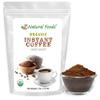 Z Natural Foods Organic Instant Coffee Powder - Rich Dark Roast Flavor, Arabica Instant Espresso Powder with Antioxidants to Boost Energy, Mood & Focus - Gourmet Instant Coffee in Resealable Bag, 3 lbs view 1