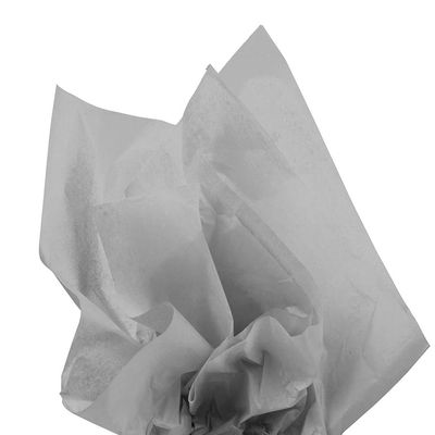 JAM PAPER Tissue Paper - Silver/Grey - 20 Sheets/Pack